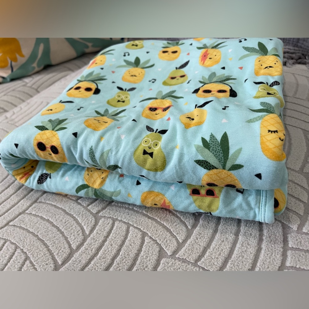 Pineapple Jams little sleepies cloud blanket